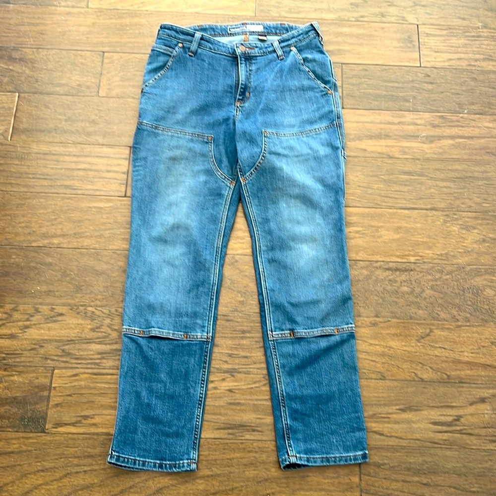 Carhartt, double knee women’s denim, size 8 R, relaxed Fit